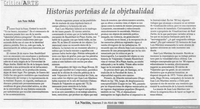 Historias porteñas de la objetualidad