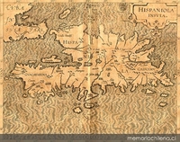 Hispaniola insula, hacia 1600