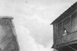 Calle de San Carlos de Chiloé en 1829