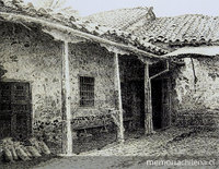 Dibujo de casa de campo