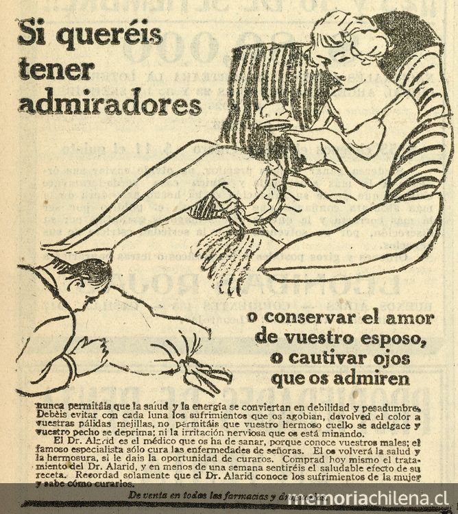  Pie de foto: Si queréis tener admiradores, 1920.