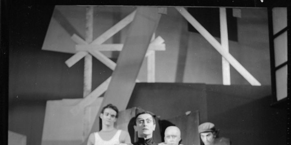 Escena del ballet "El mandarín milagroso", 1961