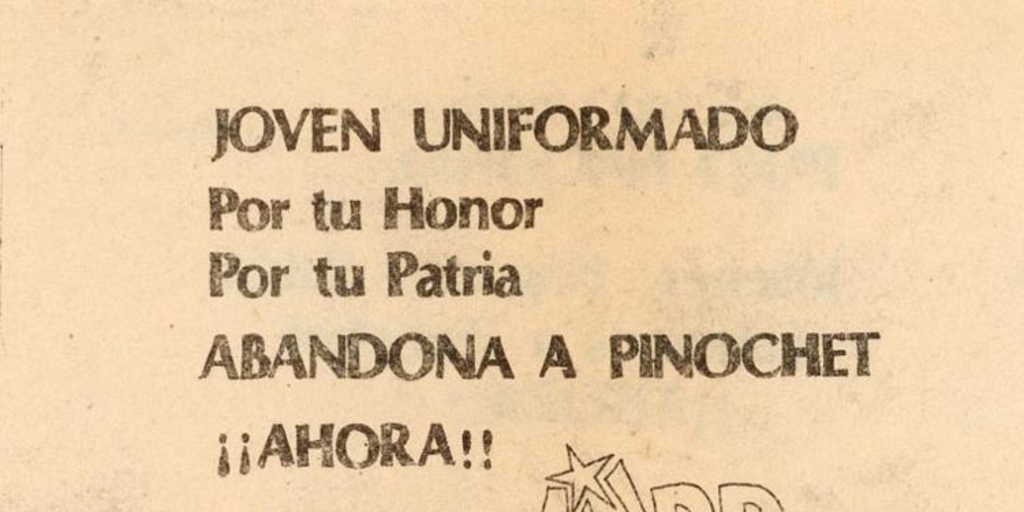 Joven Uniformado, 1983-1988