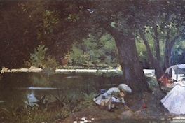 Laguna del Parque Cousiño, 1887