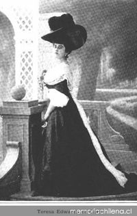 Teresa Edwards de Cars, 1908