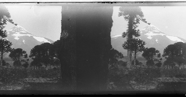 Al Karim, Lanin desde bosques de la araucanas, 1906