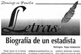 Biografía de un estadista
