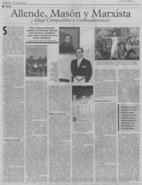 Allende, Masón y Marxista