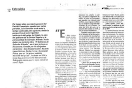 "El gobierno de Salvador Allende": [entrevistas]