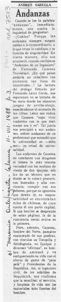 Andanzas
