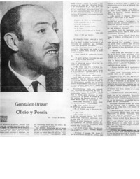 González-Urízar: oficio y poesía