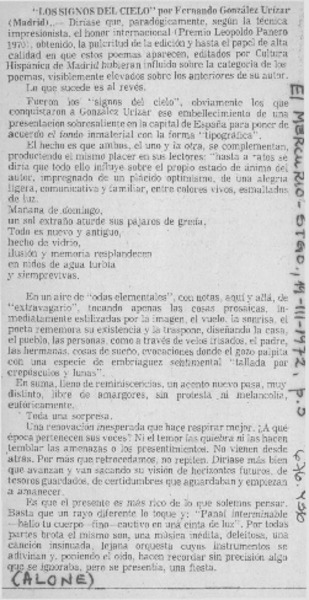 Los signos del cielo