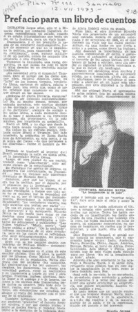 Prefacio para un libro de cuentos