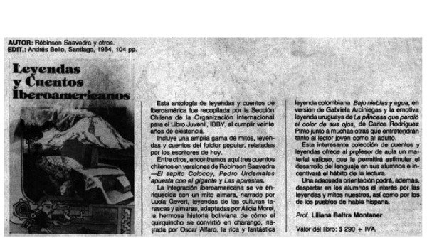 Leyendas y cuentos iberoamericanos