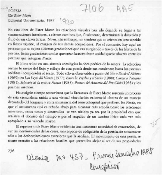 Poesía  [artículo] Antonio Campaña.