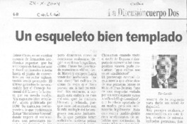 Un esqueleto bien templado