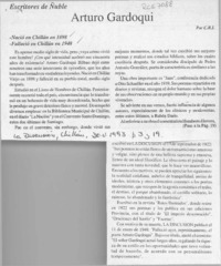 Arturo Gardoqui  [artículo] C. R. I.