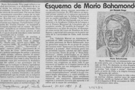 Esquema de Mario Bahamonde