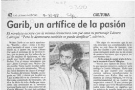 Garib, un artífice de la pasión