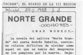 Norte Grande  [artículo] Omar Monroy.