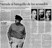 Neruda al banquillo de los acusados