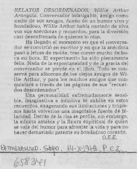 Relatos desordenados