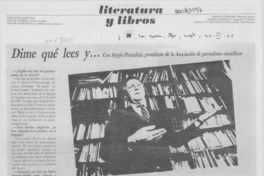 Dime qué lees y --