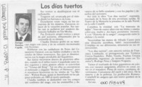 Los días tuertos  [artículo] Enrique Ramírez Capello.