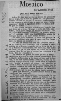 Mosaico  [artículo] Abelardo Troy.