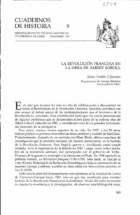 La Revolución Francesa en la obra de Albert Soboul