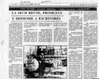 La Sech reúne, promueve y defiende a escritores  [artículo].