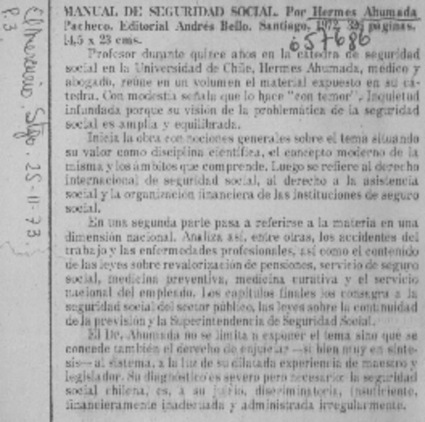 Manual de seguridad social.  [artículo]