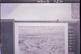 [Cuadro que representa un muelle minero]