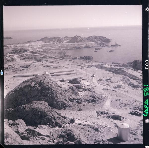 [Vista del puerto de embarque para los minerales del yacimiento "El Algarrobo"]