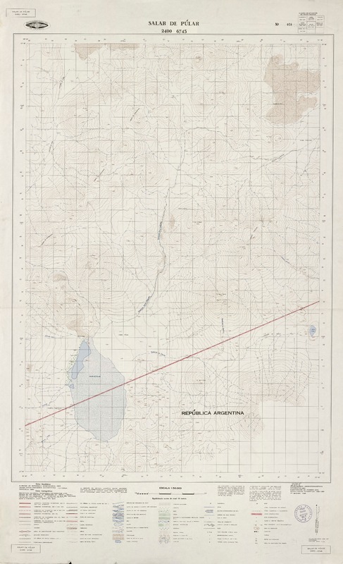 Salar de Púlar 2400 - 6745 [material cartográfico] : Instituto Geográfico Militar de Chile.