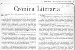 Crónica literaria