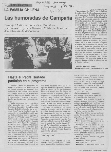 Las humoradas de campaña