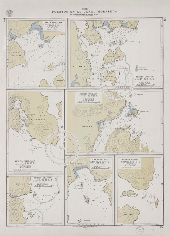 Chile, puertos en el Canal Moraleda