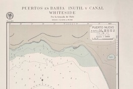 Puertos en bahía Inútil y canal Whiteside  [material cartográfico] por la Armada de Chile.
