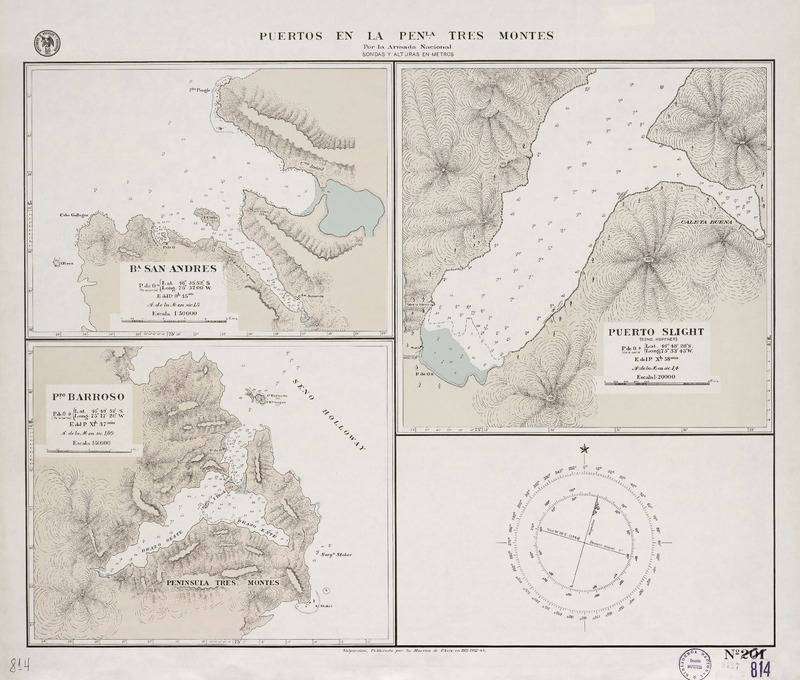 Puertos en la [Península] Tres Montes