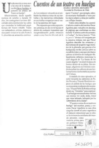 Cuentos de un teatro en huelga