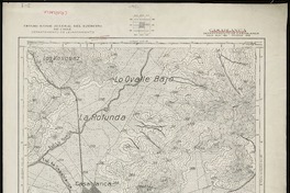 Casablanca Departamento de Casablanca [material cartográfico] : Estado Mayor Jeneral del Ejército de Chile. Departamento de Levantamiento.
