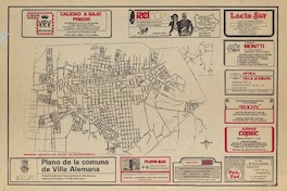 Plano de la Comuna de Villa Alemana