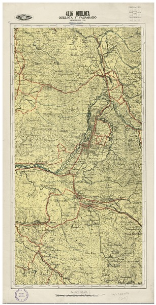 Quillota Quillota y Valparaíso [material cartográfico] : Instituto Geográfico Militar de Chile.
