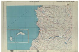 Valparaíso - San Antonio 3372 : carta preliminar [material cartográfico] : Instituto Geográfico Militar de Chile.