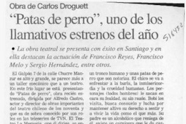 "Patas de perro", uno de los llamativos estrenos del año  [artículo]