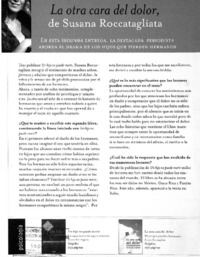 La otra cara del dolor, de Susana Roccatagliata: [entrevistas]