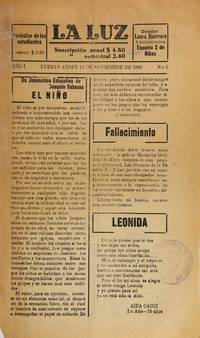 La Luz (Puerto Aysén, Chile : 1930). La Luz (Puerto Aysén, Chile : 1930).