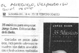 35 Músicos para empezar. 35 Músicos para empezar.