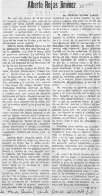 Alberto Rojas Jiménez Alberto Rojas Jiménez
